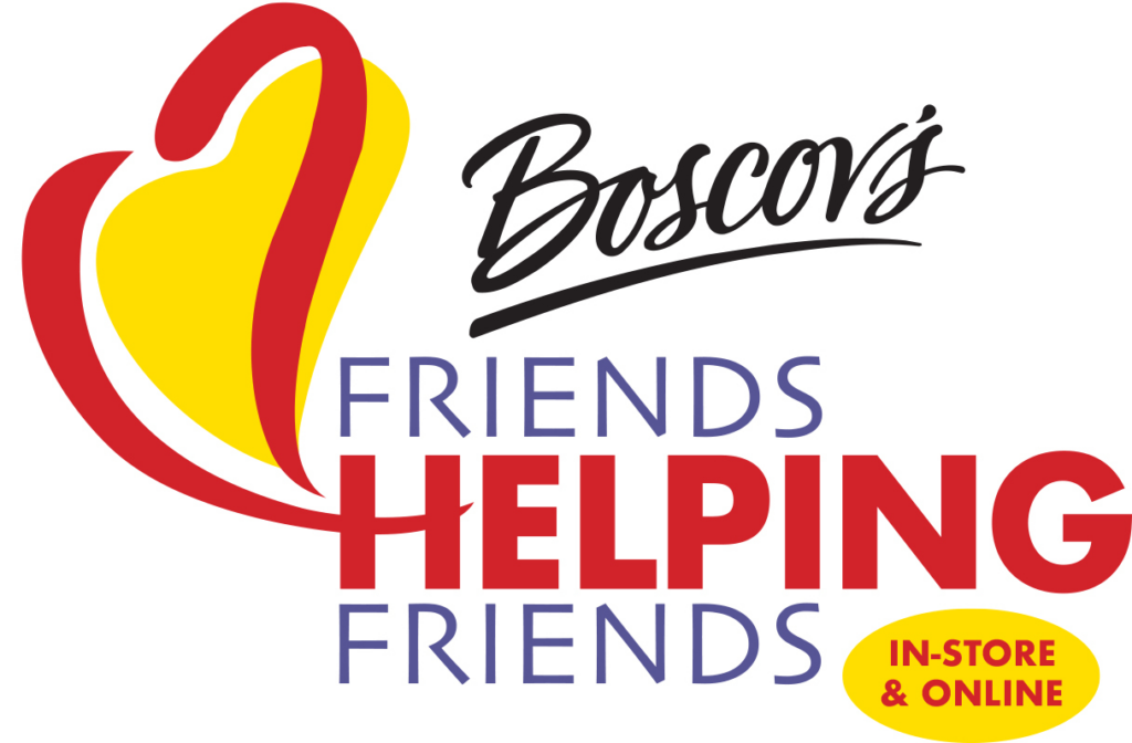 Boscov's Friends Helping Friends logo